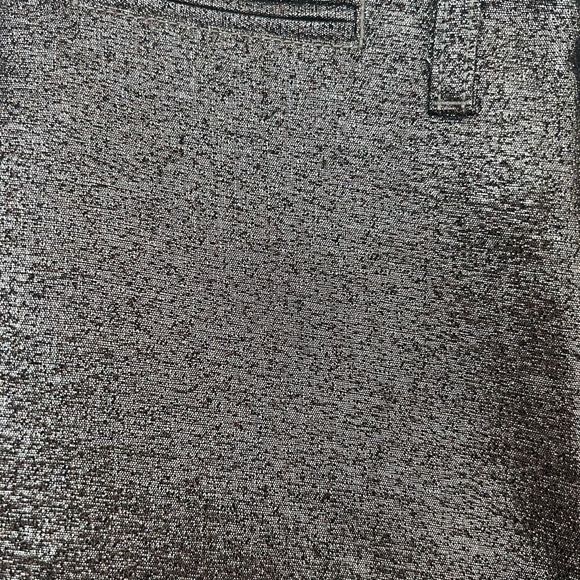 Madewell Emmett Wide-Leg Crop Pants in Metallic - Picture 6 of 9